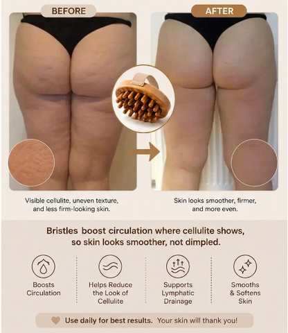 The Confident Trio - Scrub + Butter + Scrub Brush For Cellulite