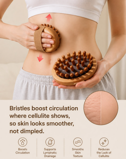 The Confident Trio - Scrub + Butter + Scrub Brush For Cellulite